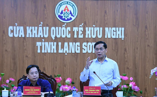 Phó Thủ tướng Bùi Thanh Sơn: Không để hình thành các điểm nóng, tụ điểm buôn lậu, vận chuyển trái phép hàng hóa