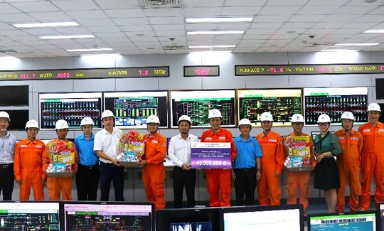 Nhiệt điện Vĩnh Tân sát cánh cùng người lao động đảm bảo vận hành mùa khô