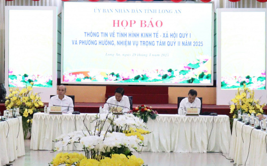 Long An: Tăng trưởng GRDP quý 1/2025 ước đạt 7,2%