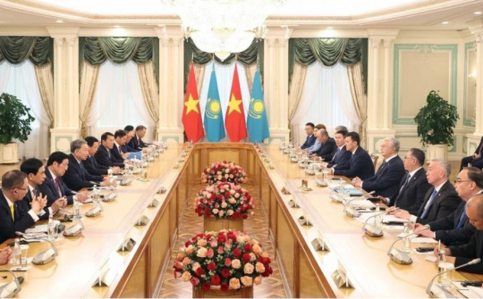 Tuyên bố chung về việc thiết lập quan hệ Đối tác chiến lược Việt Nam - Kazakhstan