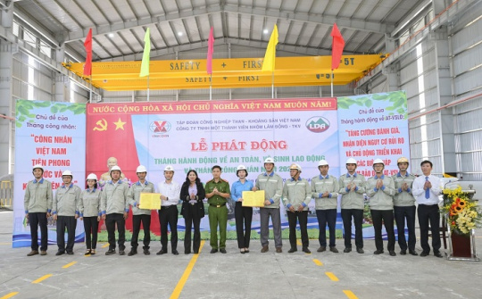 Công ty Nhôm Lâm Đồng: Chủ động các biện pháp đảm bảo an toàn lao động nơi làm việc