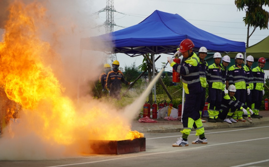 Nhà máy Nhiệt điện Thái Bình 2 tổ chức thành công Hội thao PCCC & CNCH năm 2025