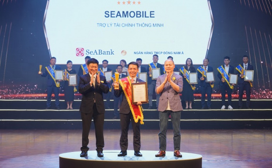 Ngân hàng số SeAMobile được xếp hạng 5 sao tại Giải thưởng Sao Khuê 2025