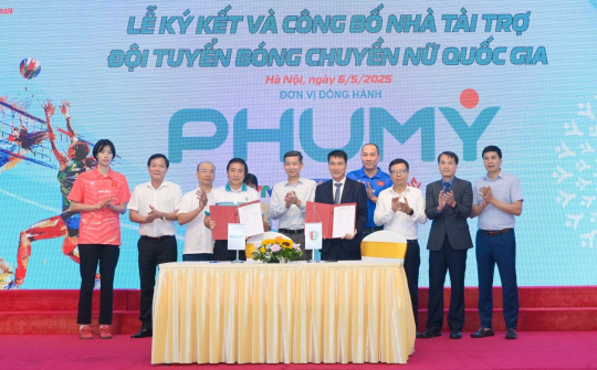 PVFCCo - Phú Mỹ đồng hành cùng Đội tuyển Bóng chuyền nữ Việt Nam