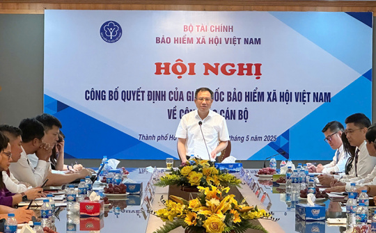 BHXH Việt Nam công bố nhân sự lãnh đạo BHXH khu vực XXVII