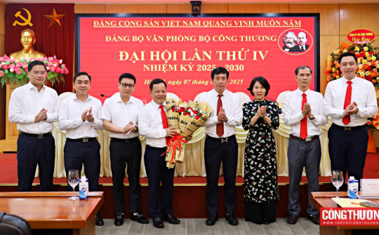 Đảng bộ Văn phòng Bộ Công Thương: Quyết tâm thực hiện thắng lợi mục tiêu mới