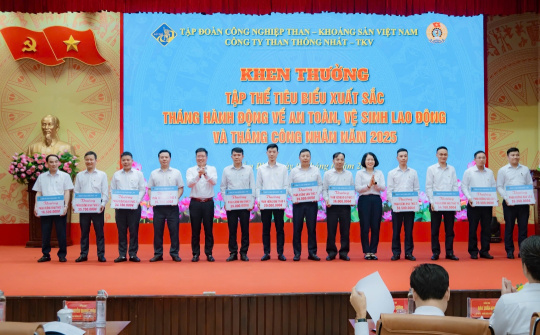 Than Thống Nhất: Nhiều hoạt động thiết thực trong Tháng Công nhân - Tháng hành động về ATVSLĐ năm 2025