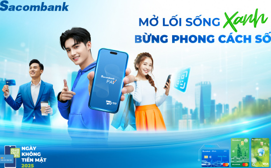 Ngân hàng Sacombank đồng hành cùng “Ngày không tiền mặt 2025” góp phần thúc đẩy kinh tế số
