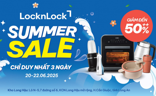 LocknLock Brand Day: Ưu đãi sâu tới hơn 10.000 sản phẩm chính hãng