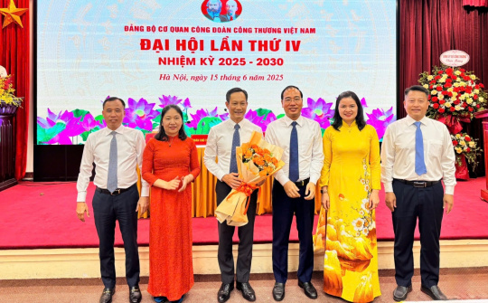 Đại hội IV Đảng bộ Cơ quan Công đoàn Công Thương: Đoàn kết - Dân chủ - Phát triển