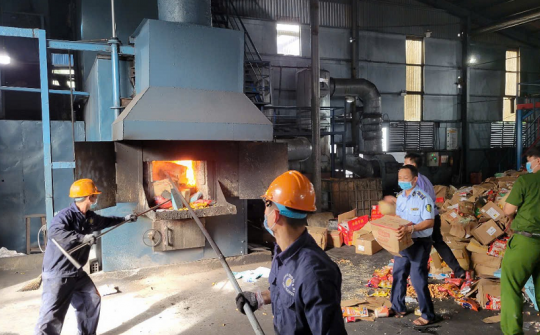 Phú Yên giám sát tiêu hủy hàng hóa vi phạm trị giá hơn 2,5 tỷ đồng