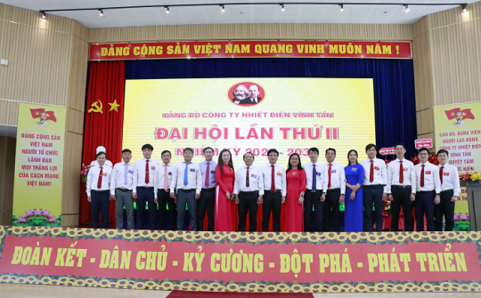 Đảng bộ Công ty Nhiệt điện Vĩnh Tân: Nâng cao vai trò lãnh đạo phát triển toàn diện và bền vững