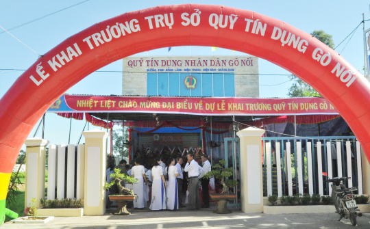 Quỹ tín dụng nhân dân Gò Nổi thông báo về việc sửa đổi, bổ sung Giấy phép hoạt động