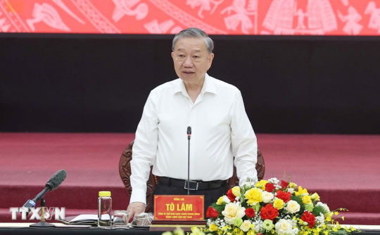 Tổng Bí thư Tô Lâm: Sau hợp nhất, tỉnh Gia Lai (mới) không chỉ lớn về quy mô mà còn mạnh về năng lực cạnh tranh