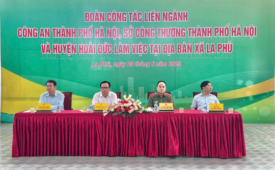 Hà Nội: Tăng cường kiểm tra, chấn chỉnh hoạt động sản xuất kinh doanh tại La Phù