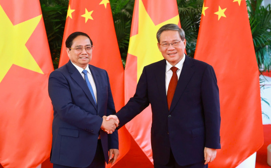 Thủ tướng Phạm Minh Chính hội đàm với Thủ tướng Trung Quốc Lý Cường