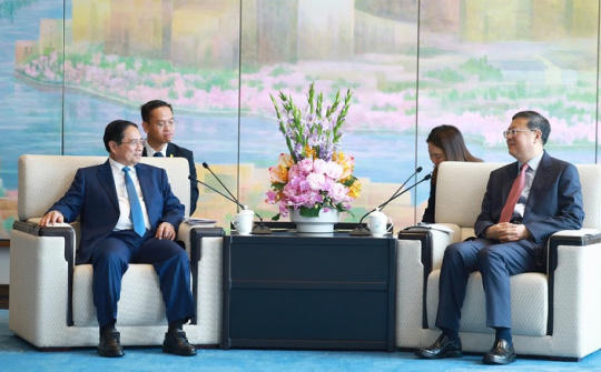 Thủ tướng Phạm Minh Chính đề nghị Thành phố Thượng Hải (Trung Quốc) mở cửa hơn nữa cho hàng hóa thế mạnh của Việt Nam