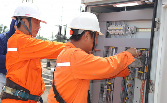 Đồng Nai: Đóng điện thành công máy 3 tại TBA 110kV Tam An nâng tổng công suất lên 189MVA