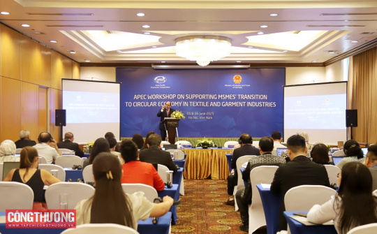 Hỗ trợ doanh nghiệp dệt may APEC thúc đẩy mô hình kinh tế tuần hoàn