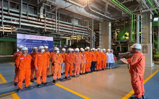 Nhiệt điện Thái Bình: Diễn tập phòng chống thiên tai và tìm kiếm cứu nạn năm 2025