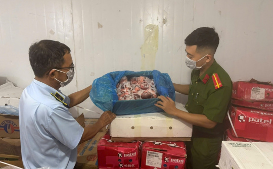 Phát hiện 4 tấn thực phẩm đông lạnh vi phạm an toàn thực phẩm tại Công ty TNHH xuất nhập khẩu Thịnh Phát Food