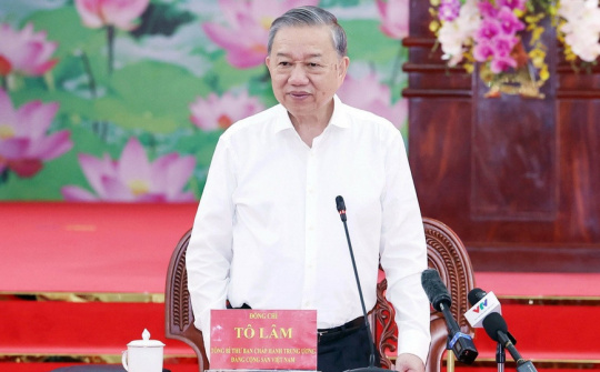 Tổng Bí thư: Hợp nhất 3 địa phương đủ tầm dẫn dắt cho cả vùng Đồng bằng sông Cửu Long