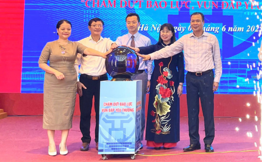 Khởi động Tháng hành động quốc gia về phòng, chống bạo lực gia đình năm 2025 tại Hà Nội