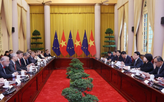 Thúc đẩy sớm hoàn tất phê chuẩn Hiệp định Bảo hộ đầu tư Việt Nam - EU và gỡ thẻ vàng IUU