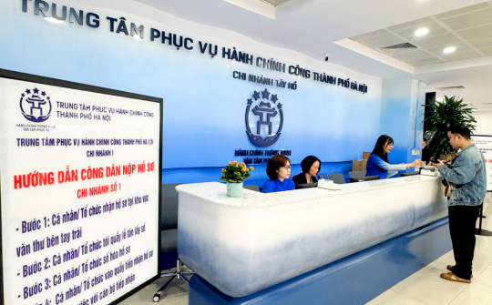 Hà Nội: Địa chỉ điểm phục vụ hành chính công của 126 xã/phường
