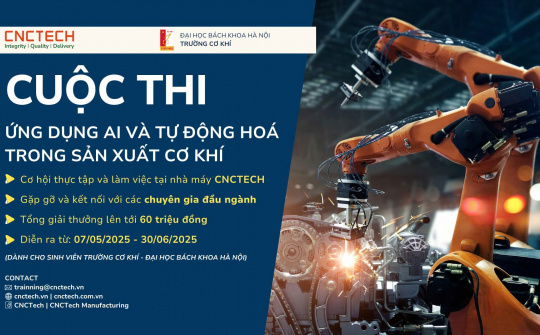 Chung kết cuộc thi: “Ứng dụng AI & Tự động hóa vào sản xuất cơ khí”