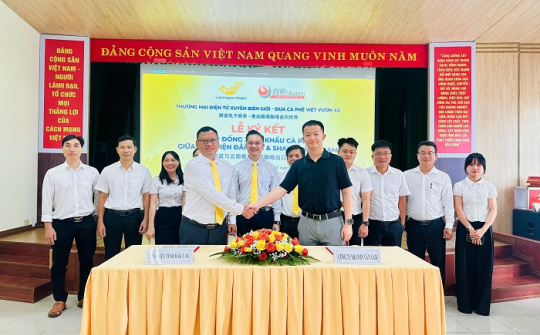 Bưu điện tỉnh Đắk Lắk ký hợp đồng xuất khẩu cà phê sang Trung Quốc qua sàn thương mại điện tử