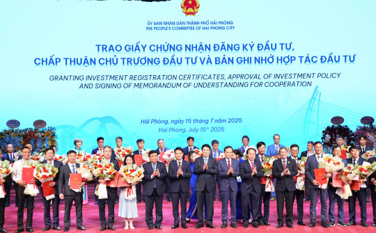 Hải Phòng thu hút thêm 15,6 tỷ USD vốn đầu tư