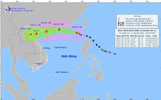 Công điện khẩn: Thủ tướng chỉ đạo tập trung ứng phó với bão số 3 năm 2025
