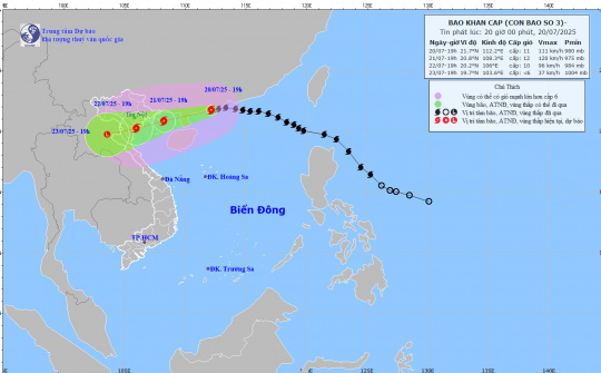 Thủ tướng yêu cầu ứng phó bão số 3 với tinh thần quyết liệt nhất, khẩn trương nhất