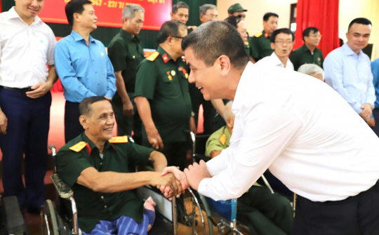 Supe Lâm Thao tri ân thương, bệnh binh tại Trung tâm Điều dưỡng Người có công tỉnh Phú Thọ