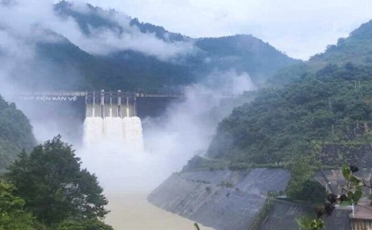 Thủy điện Bản Vẽ cắt giảm 74% lưu lượng đỉnh lũ đảm bảo vận hành an toàn