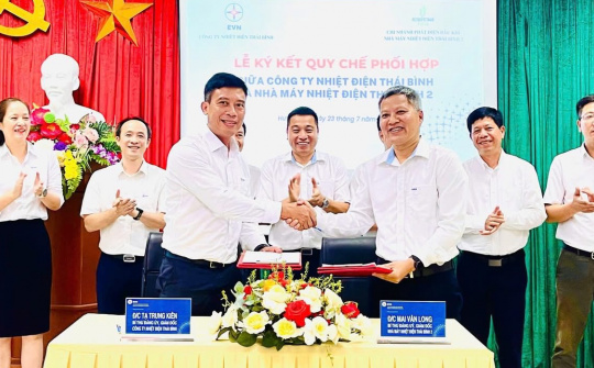 Hai nhà máy Nhiệt điện Thái Bình bắt tay hợp tác toàn diện
