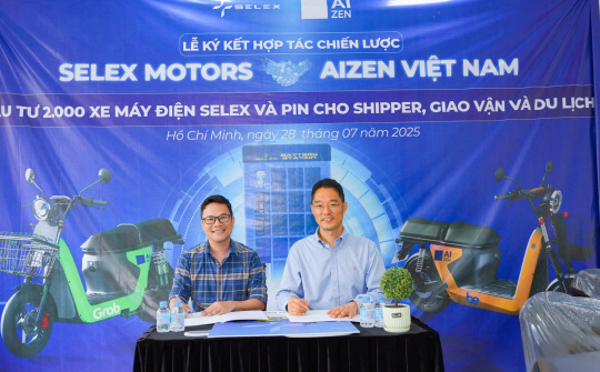 AIZEN Global hợp tác cùng Selex Motors phát triển xe máy điện tại Việt Nam và khu vực Đông Nam Á