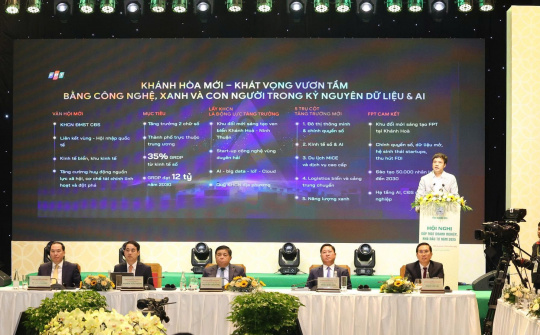 Tập đoàn FPT đề xuất 5 hướng chiến lược, đồng hành cùng Khánh Hòa phát triển đột phá trong thời kỳ mới