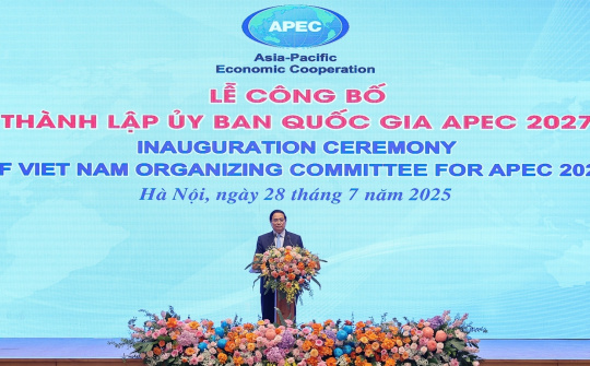 Việt Nam quyết tâm tổ chức Năm APEC 2027 thành công về mọi mặt