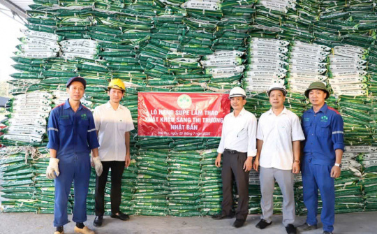 Supe Lâm Thao tiếp tục xuất bán sản phẩm Supe Lân sang thị trường Nhật Bản