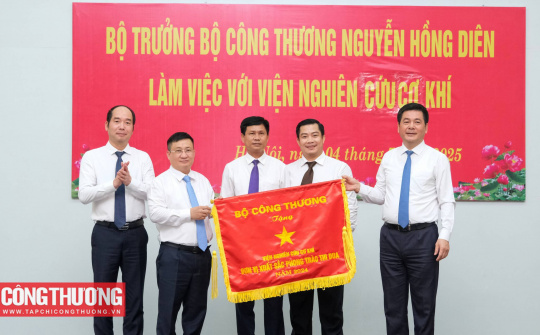 Bộ trưởng Nguyễn Hồng Diên: Năm nhiệm vụ để Viện Nghiên cứu Cơ khí tiếp tục phát triển bền vững