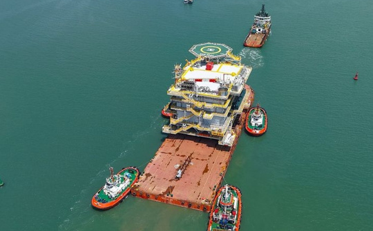 Dịch vụ Kỹ thuật Dầu khí (PVS) bàn giao cấu kiện điện gió nặng kỷ lục 3.400 tấn cho Ørsted