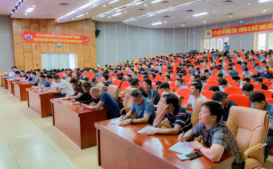 Than Thống Nhất: Hơn 600 lao động tham gia khóa huấn luyện an toàn vệ sinh lao động