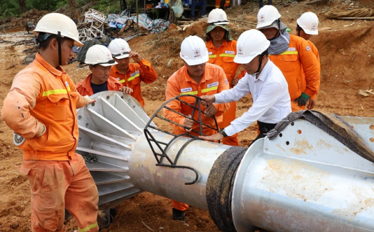 Lan tỏa sáng kiến nâng cao an toàn, đẩy nhanh tiến độ đường dây 500kV Lào Cai - Vĩnh Yên