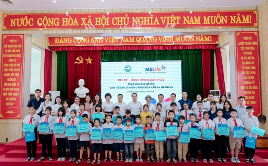 "MB Life - Hành trình hạnh phúc”: Hỗ trợ cho trẻ em có hoàn cảnh khó khăn