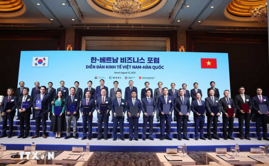 Việt Nam - Hàn Quốc hợp tác phát triển chuỗi sản xuất trong kỷ nguyên mới