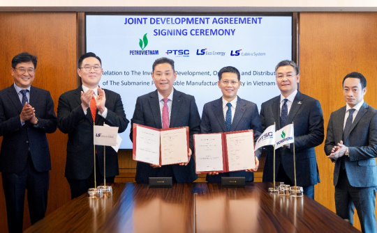 PTSC và LSEE chính thức ký kết Thỏa thuận Hợp tác chiến lược phát triển nhà máy sản xuất cáp ngầm cao thế tại Việt Nam