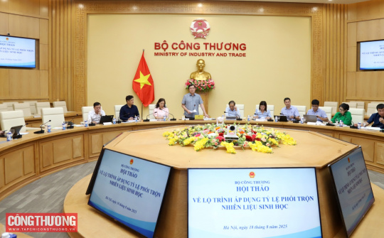 Bộ Công Thương lấy ý kiến về lộ trình áp dụng tỷ lệ phối trộn nhiên liệu sinh học