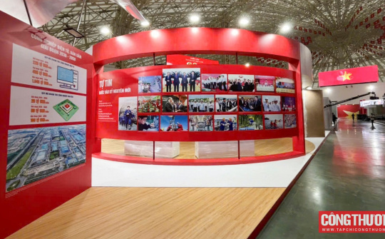 Triển lãm 80 năm Ngành Công Thương lớn mạnh cùng đất nước "loading" 90%